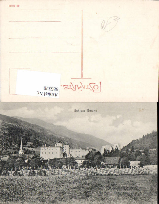 585320, Gmünd in Carinthia, Gmünd Castle, View