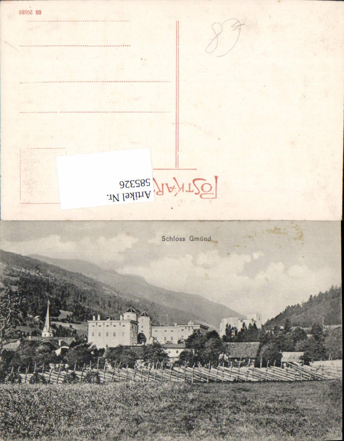 585326, Gmünd i. Kärnten Burg Castle
