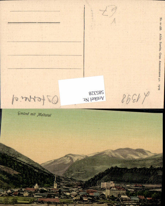 585328, Gmünd i. Maltatal View pub Albin Sussitz 01186