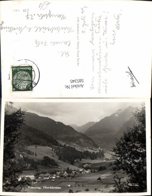 585345,Foto Ak Rennweg Rennweg am Katschberg