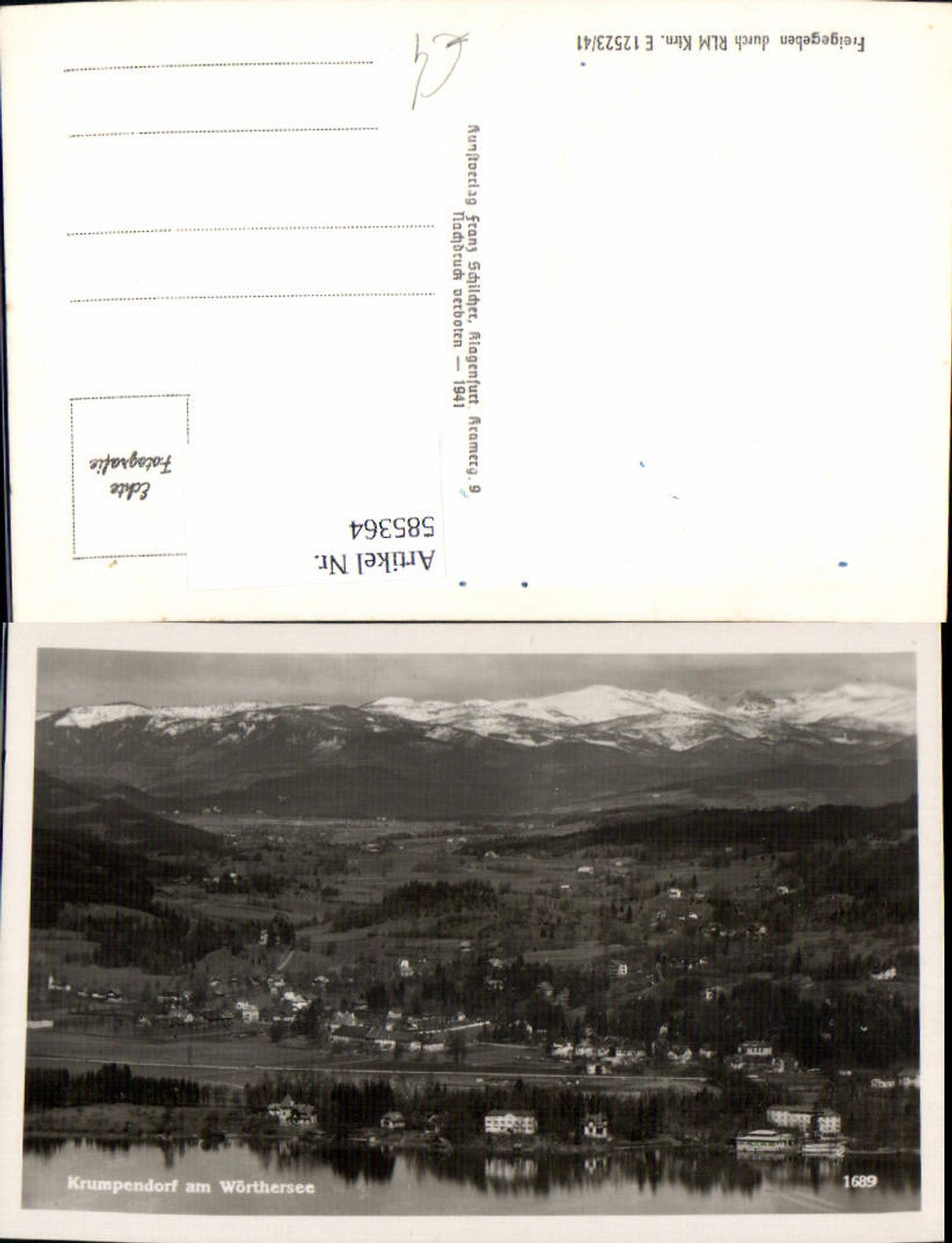 Alte Ansichtskarte – Old Postcard