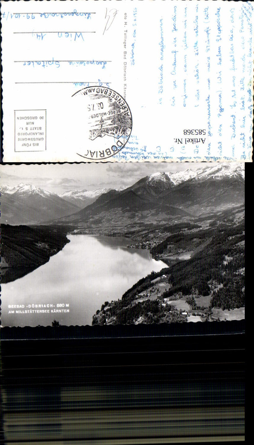 585368,Foto Ak Seebad Döbriach a. Millstättersee Radenthein