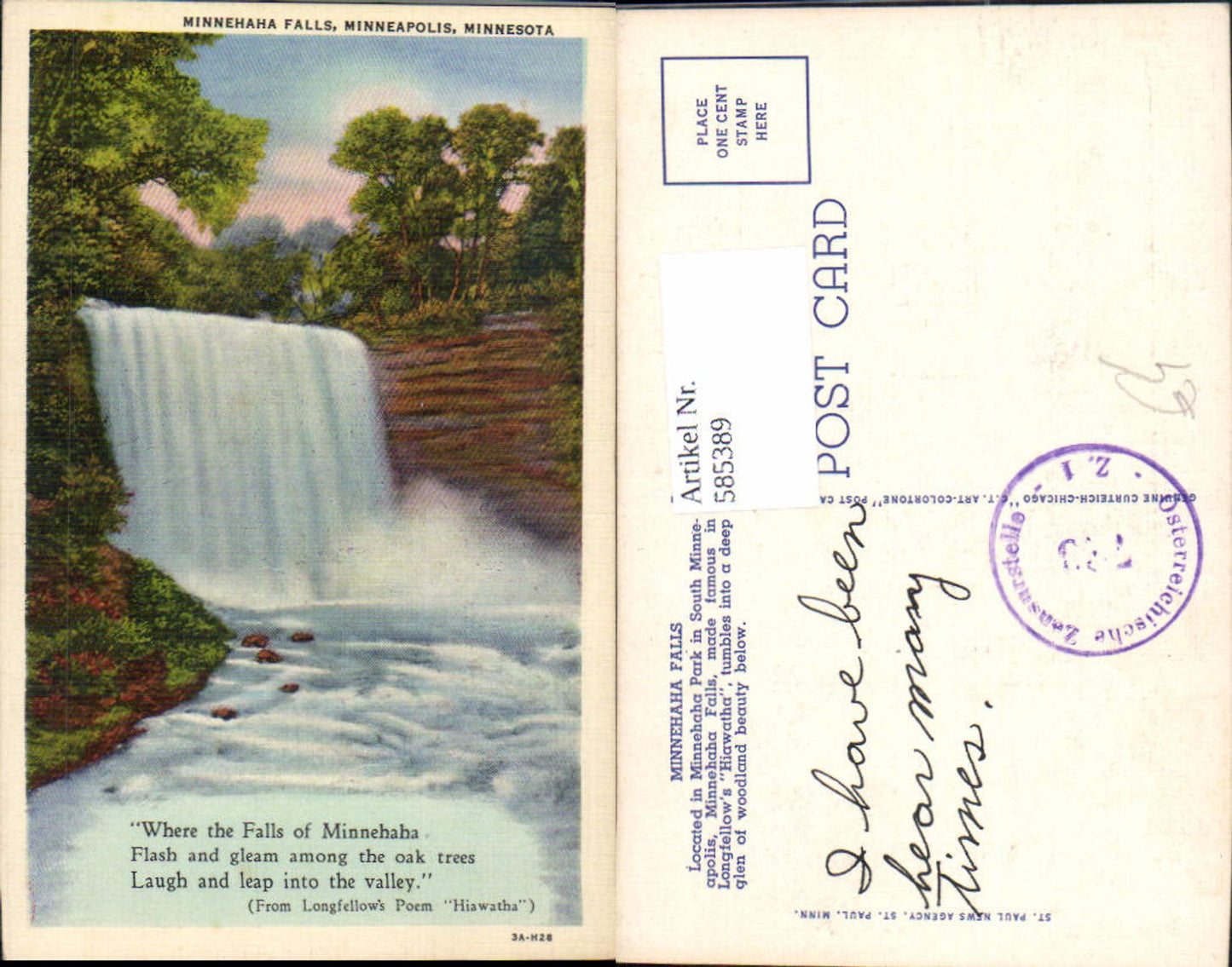Alte Ansichtskarte – Old Postcard