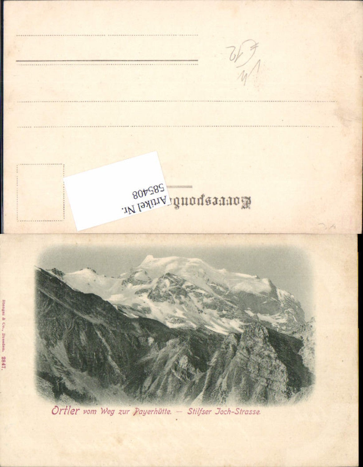 Alte Ansichtskarte – Old Postcard
