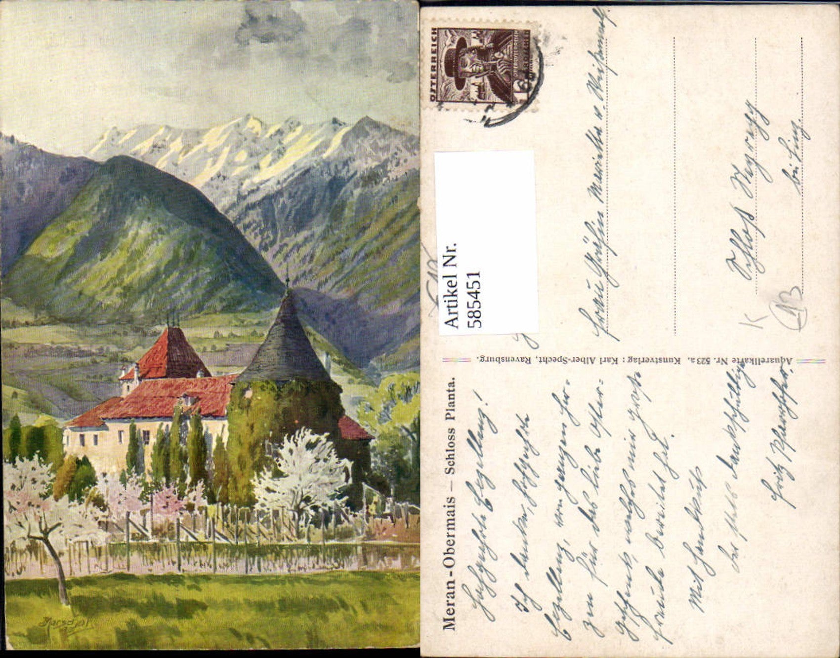 Alte Ansichtskarte – Old Postcard