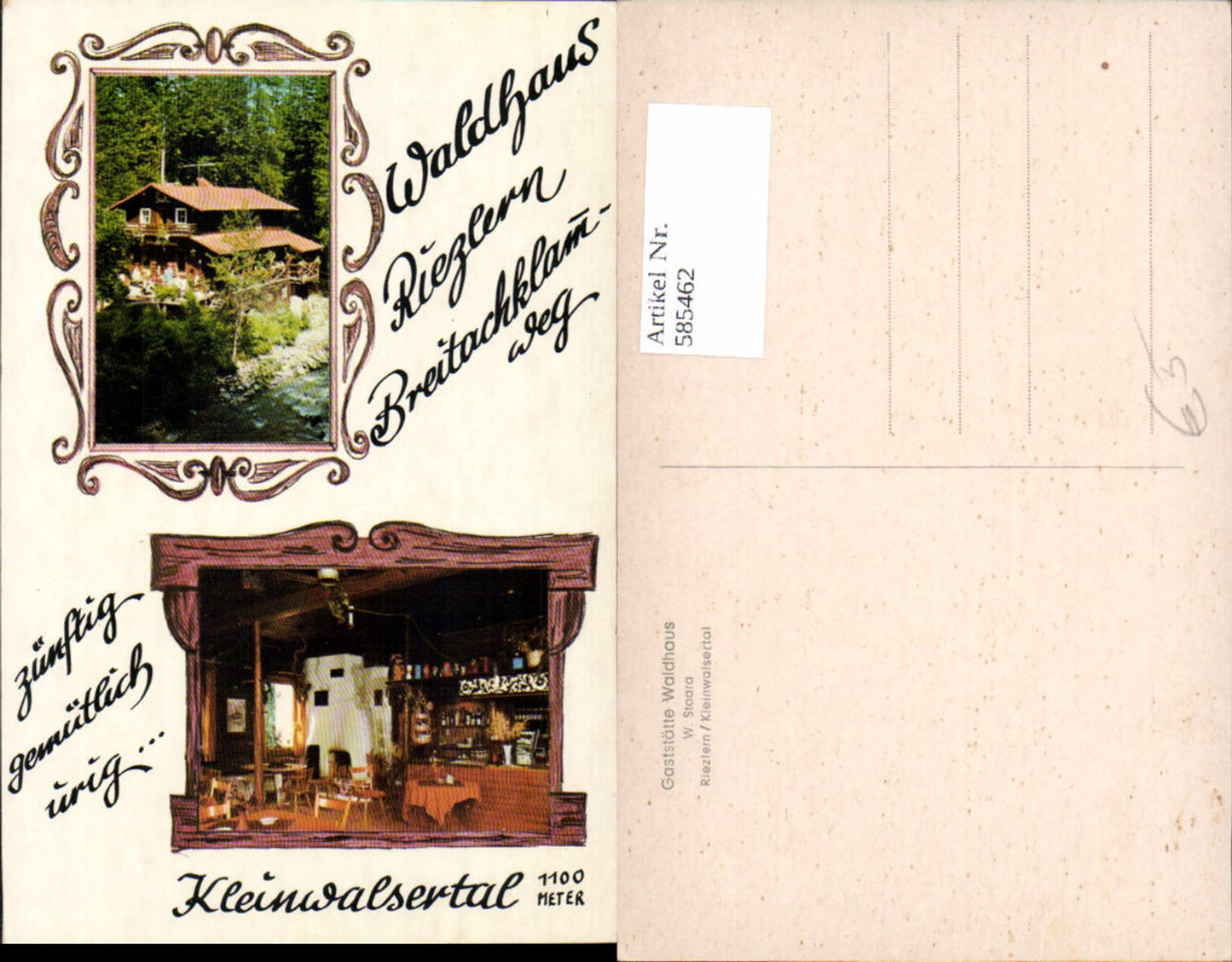 Alte Ansichtskarte – Old Postcard