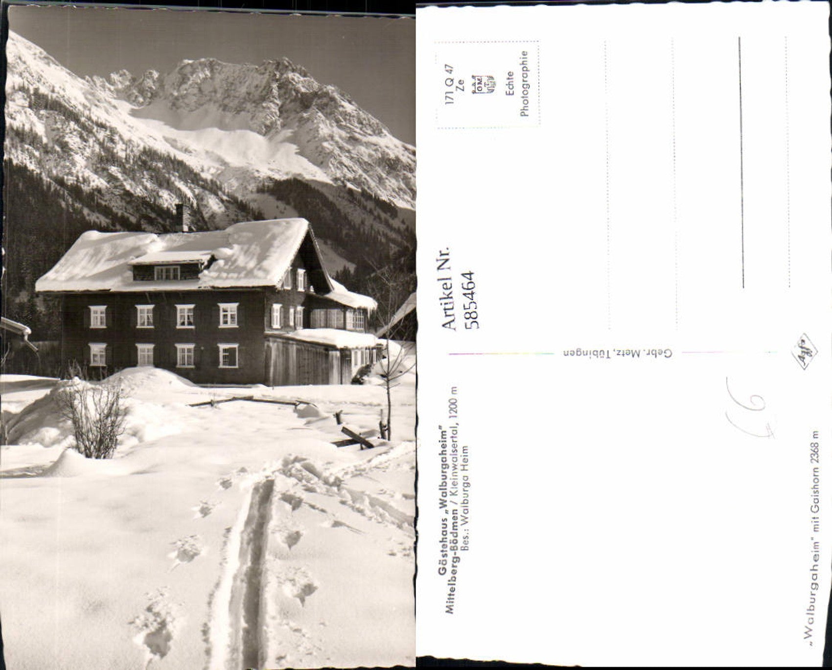 Alte Ansichtskarte – Old Postcard
