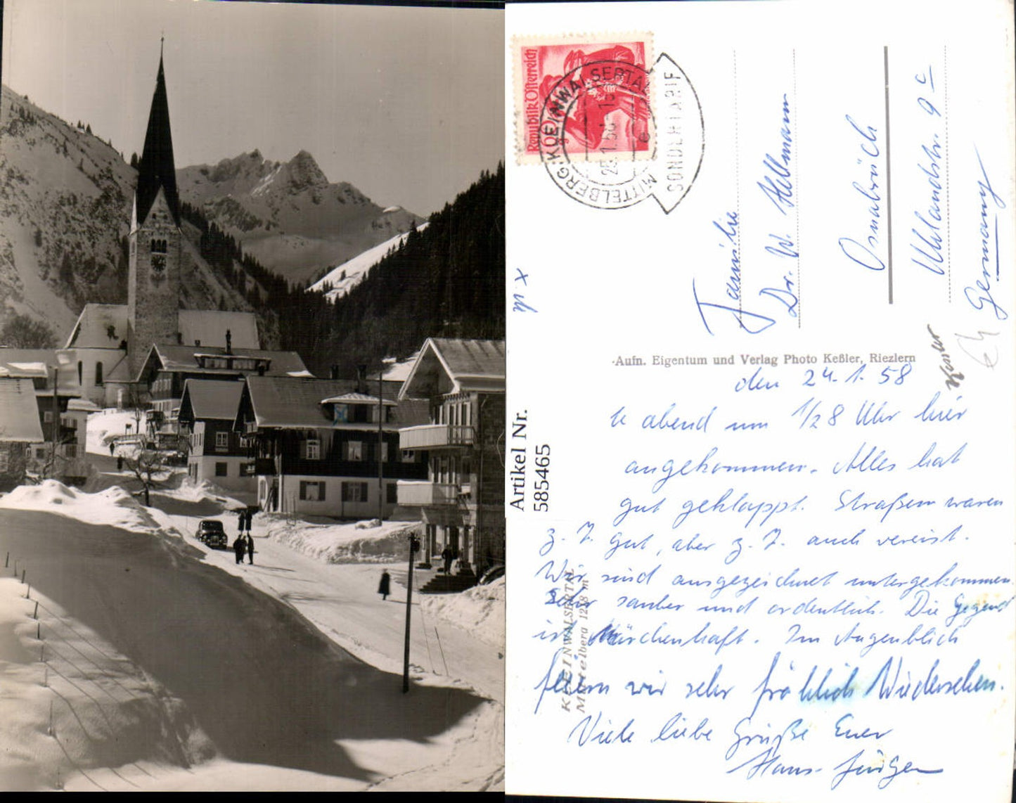 Alte Ansichtskarte – Old Postcard