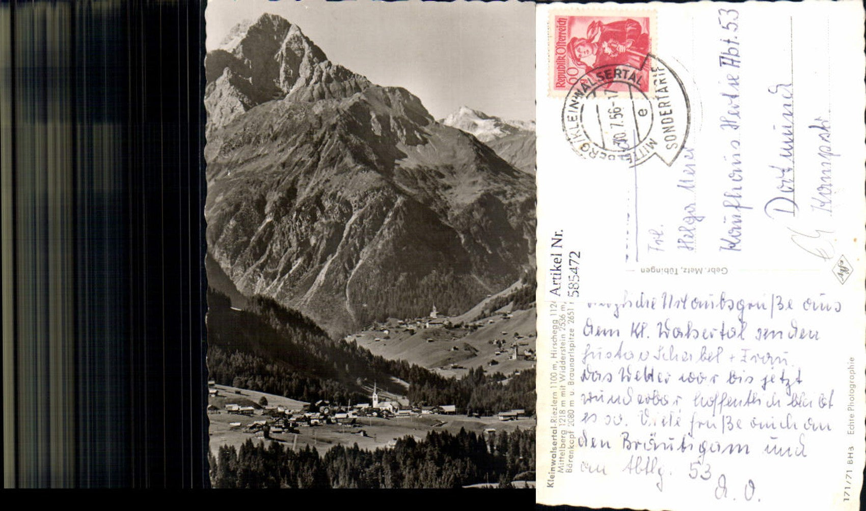 Alte Ansichtskarte – Old Postcard