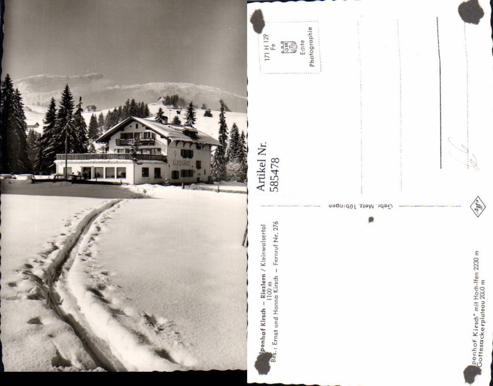 Alte Ansichtskarte – Old Postcard