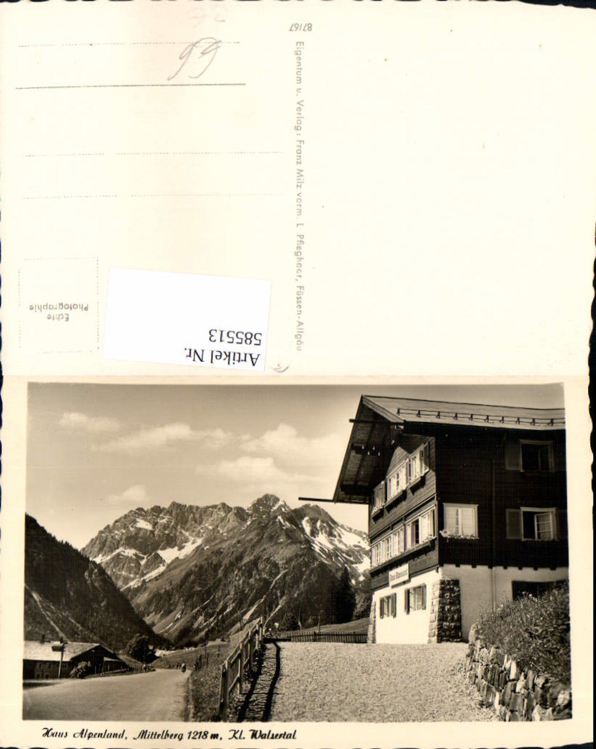 Alte Ansichtskarte – Old Postcard