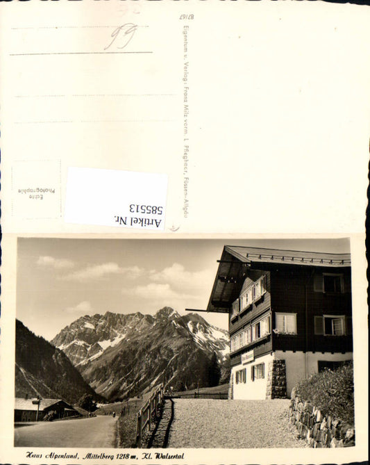 Alte Ansichtskarte – Old Postcard