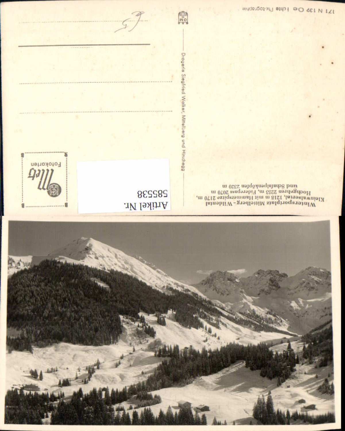 Alte Ansichtskarte – Old Postcard