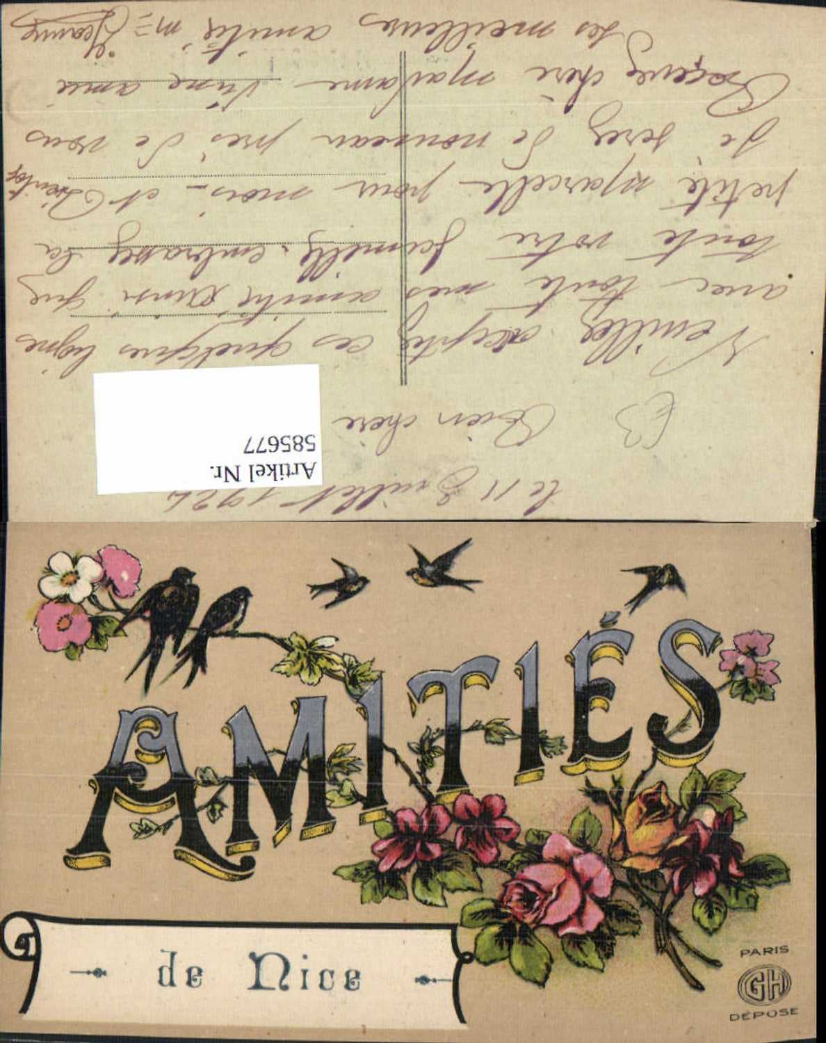 Alte Ansichtskarte – Old Postcard