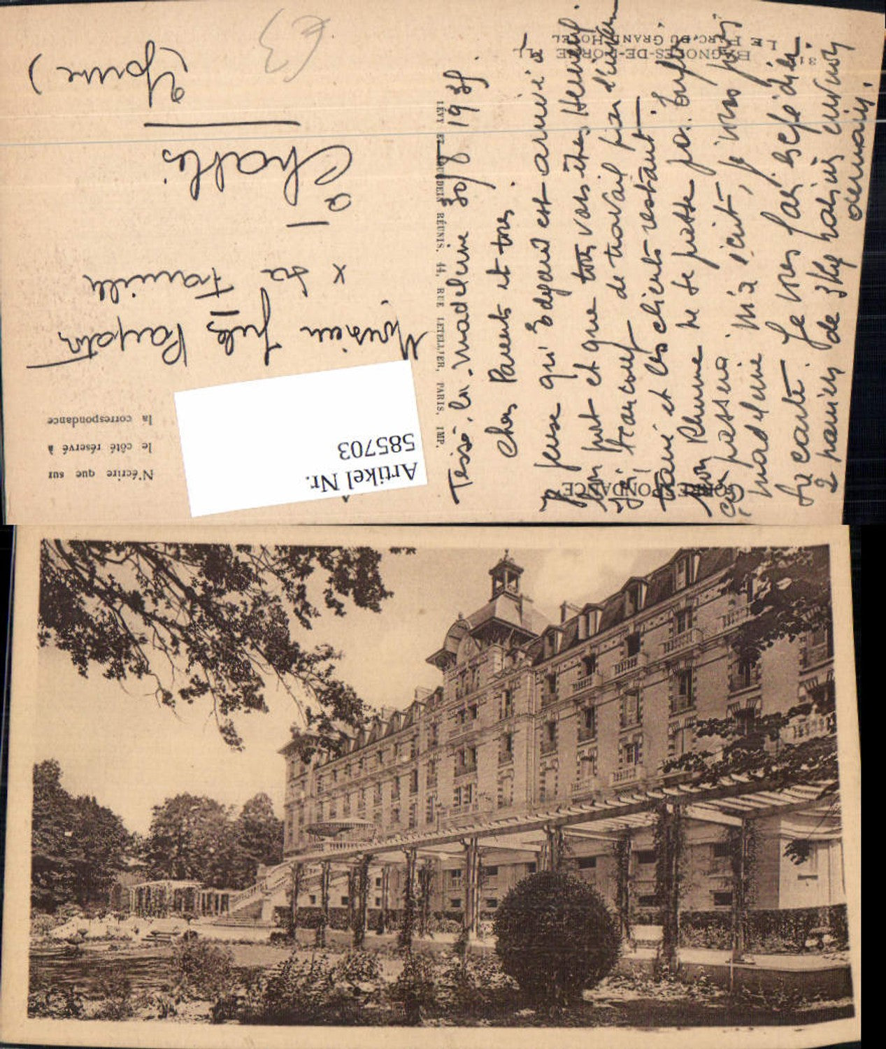 Alte Ansichtskarte – Old Postcard