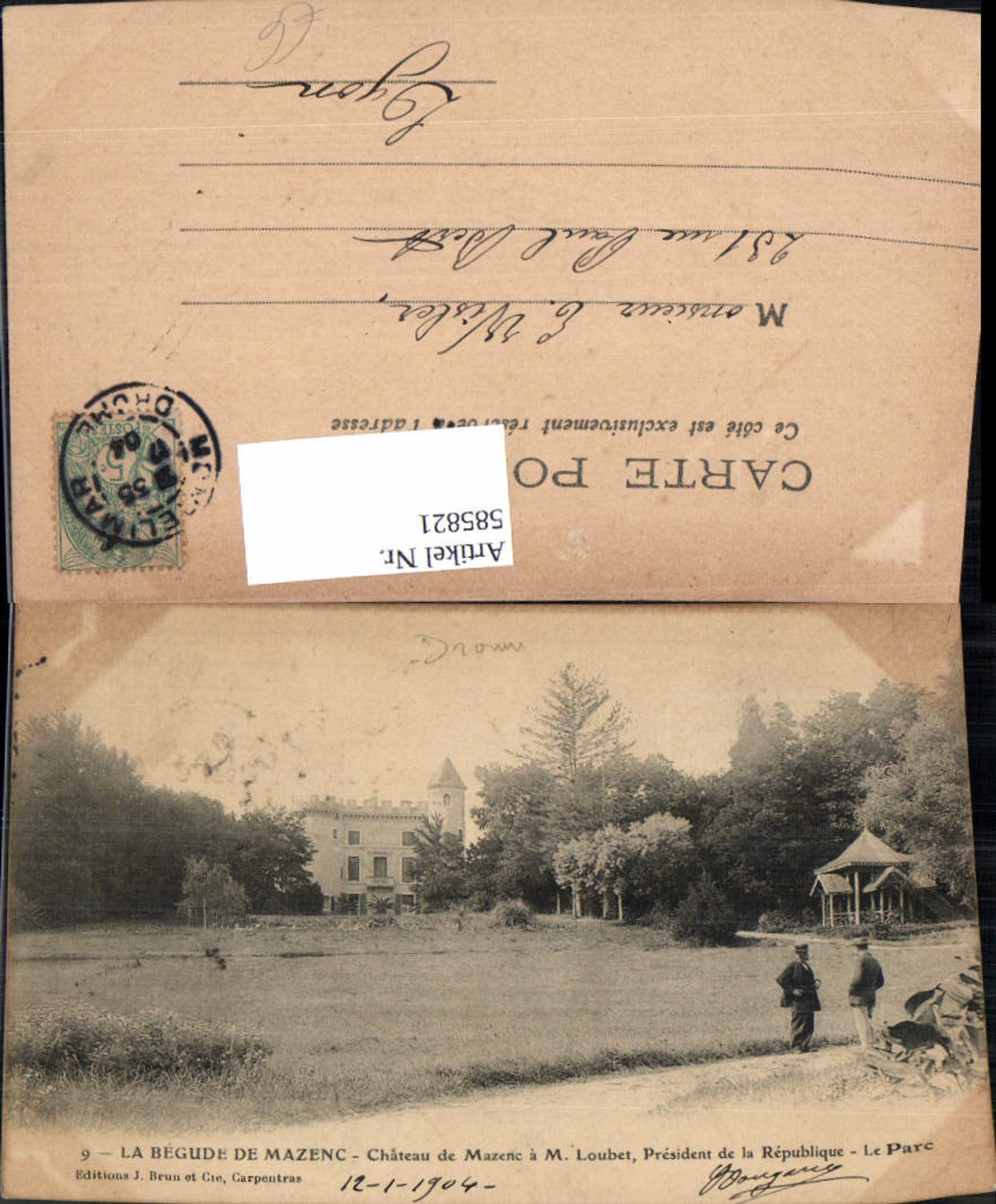 Alte Ansichtskarte – Old Postcard