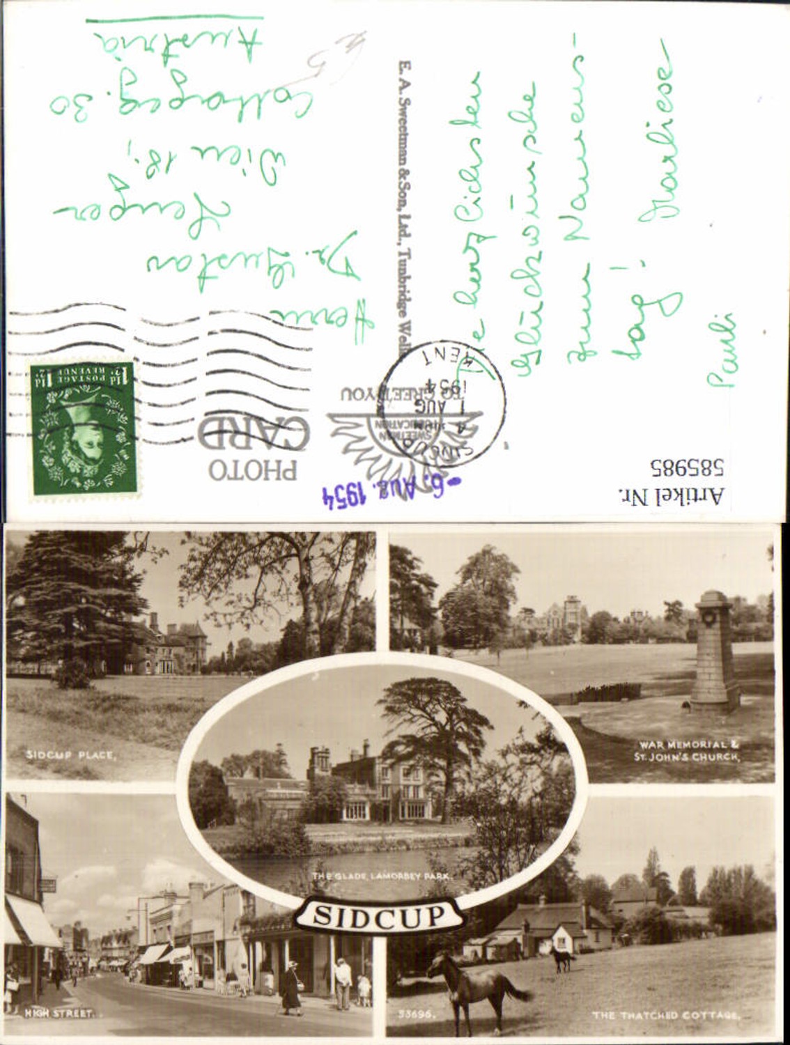 Alte Ansichtskarte – Old Postcard