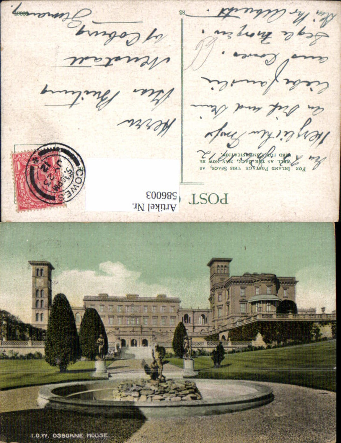 Alte Ansichtskarte – Old Postcard