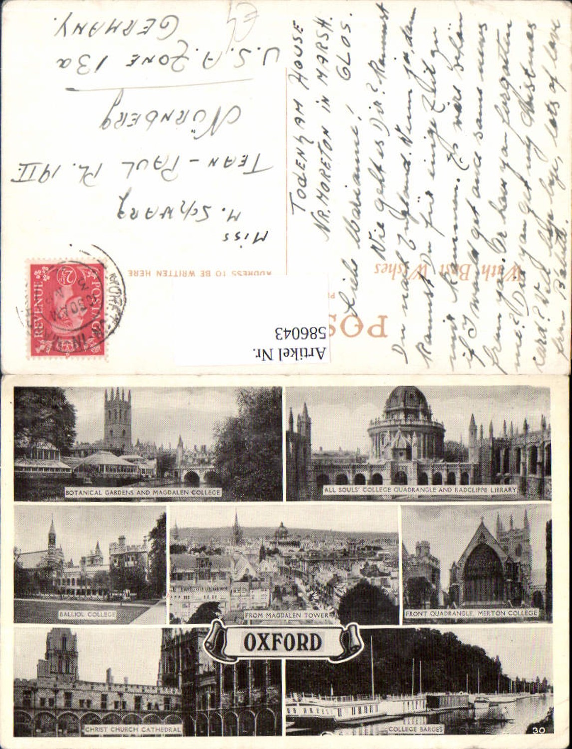Alte Ansichtskarte – Old Postcard