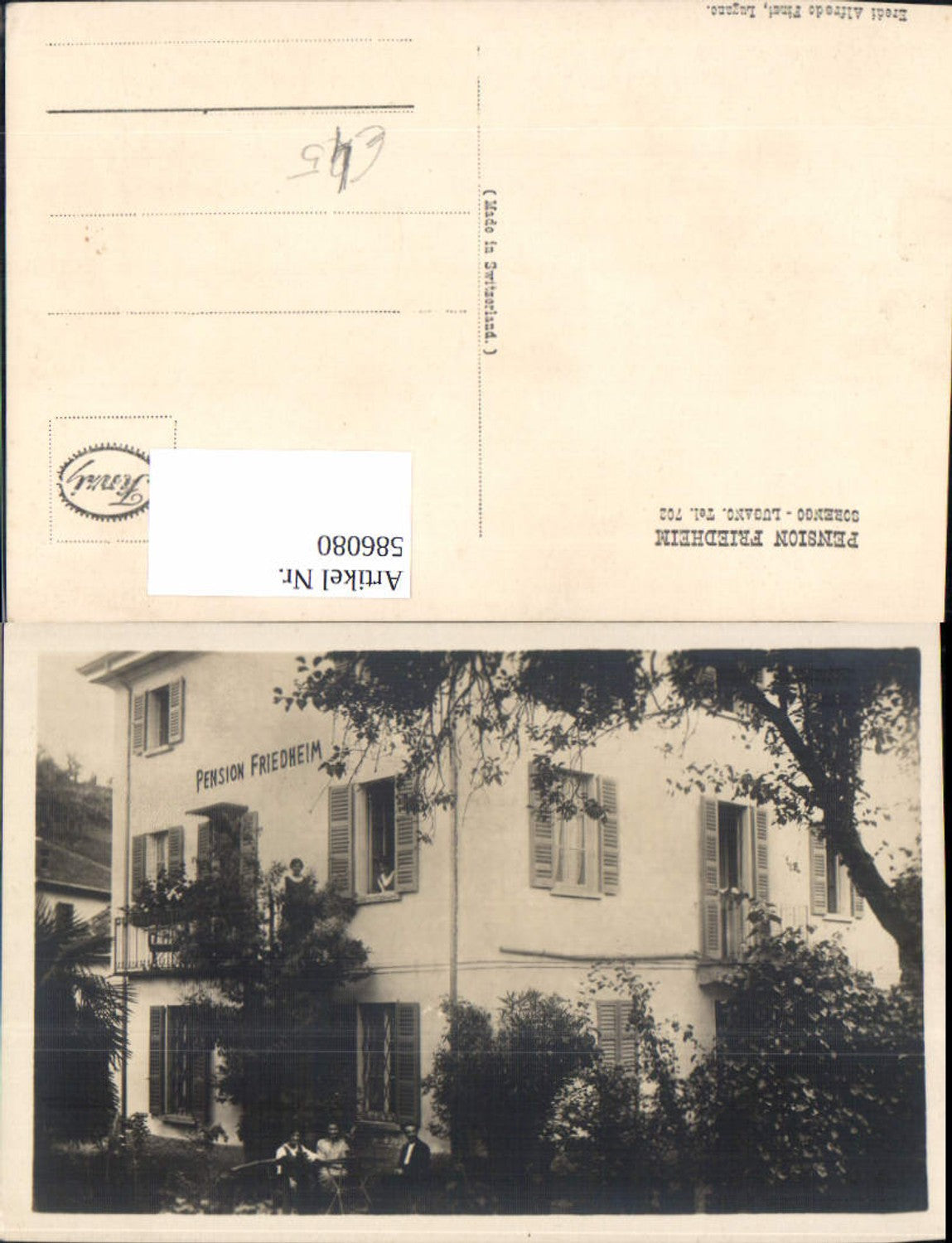 Alte Ansichtskarte – Old Postcard