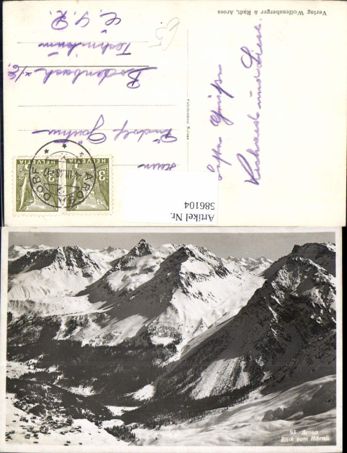 Alte Ansichtskarte – Old Postcard