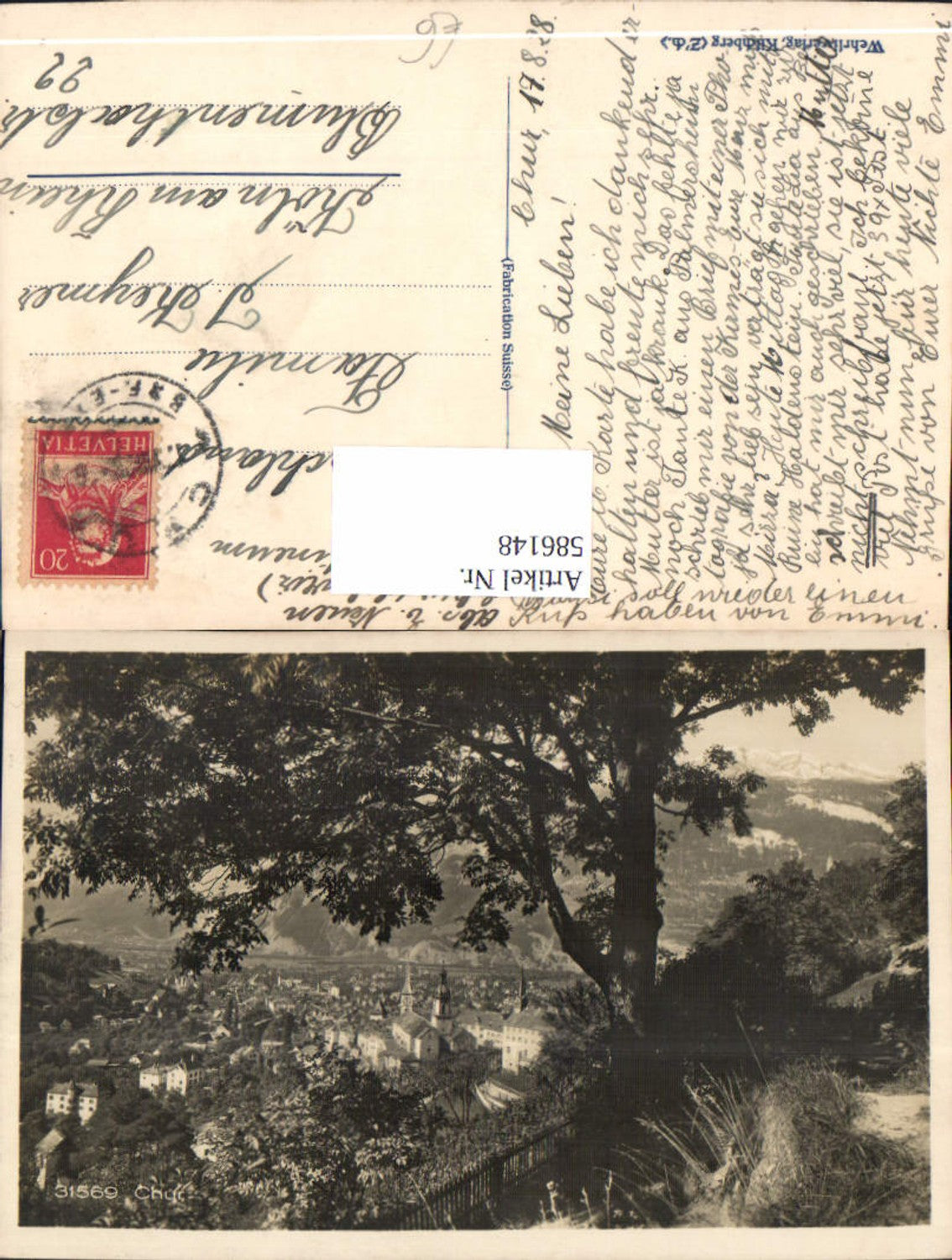 Alte Ansichtskarte – Old Postcard
