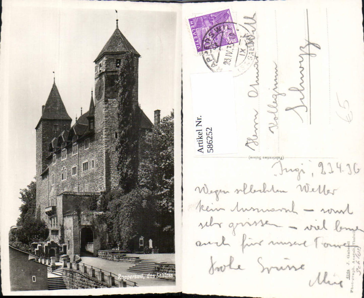 Alte Ansichtskarte – Old Postcard