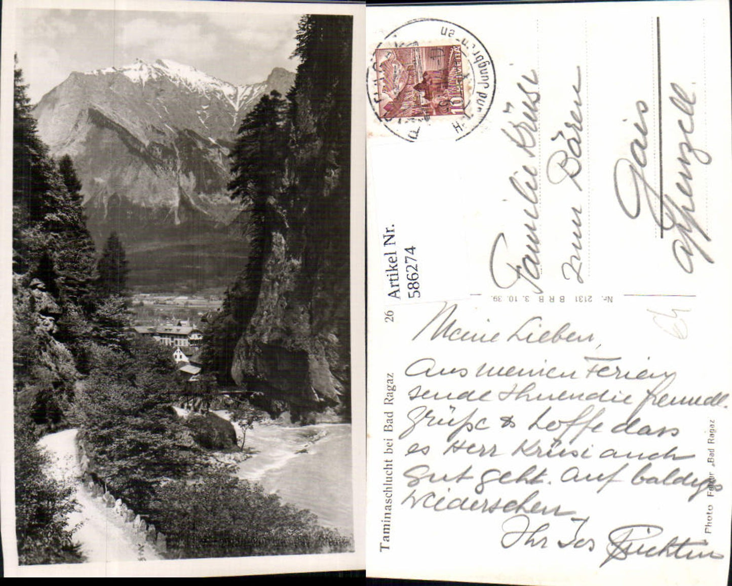 Alte Ansichtskarte – Old Postcard