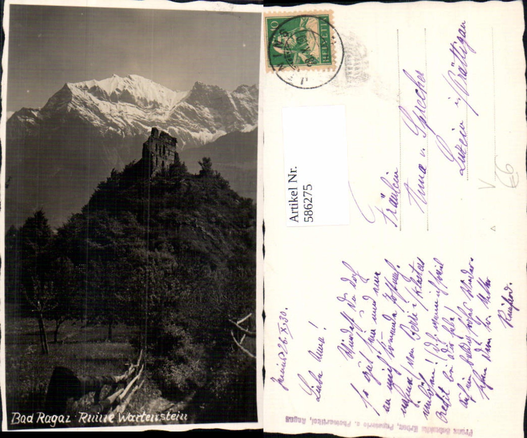 Alte Ansichtskarte – Old Postcard