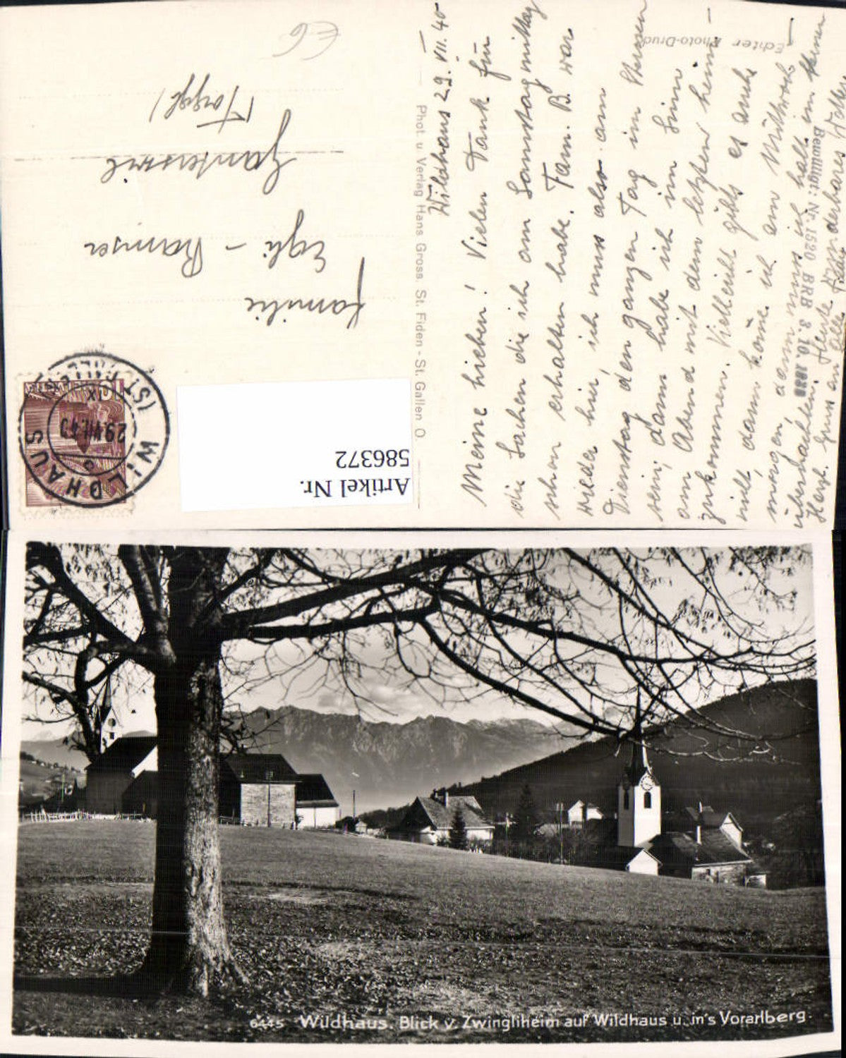 Alte Ansichtskarte – Old Postcard