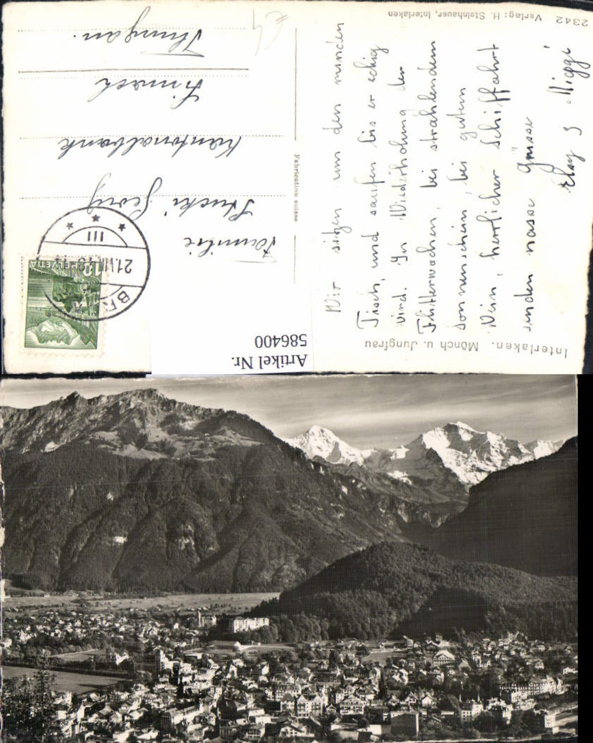 Alte Ansichtskarte – Old Postcard