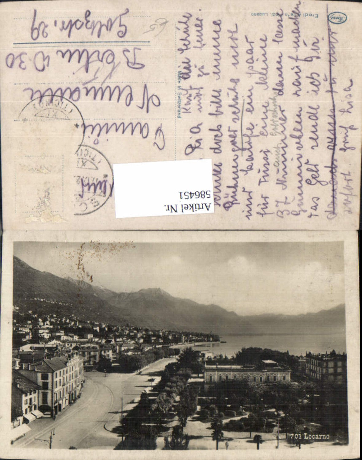 Alte Ansichtskarte – Old Postcard
