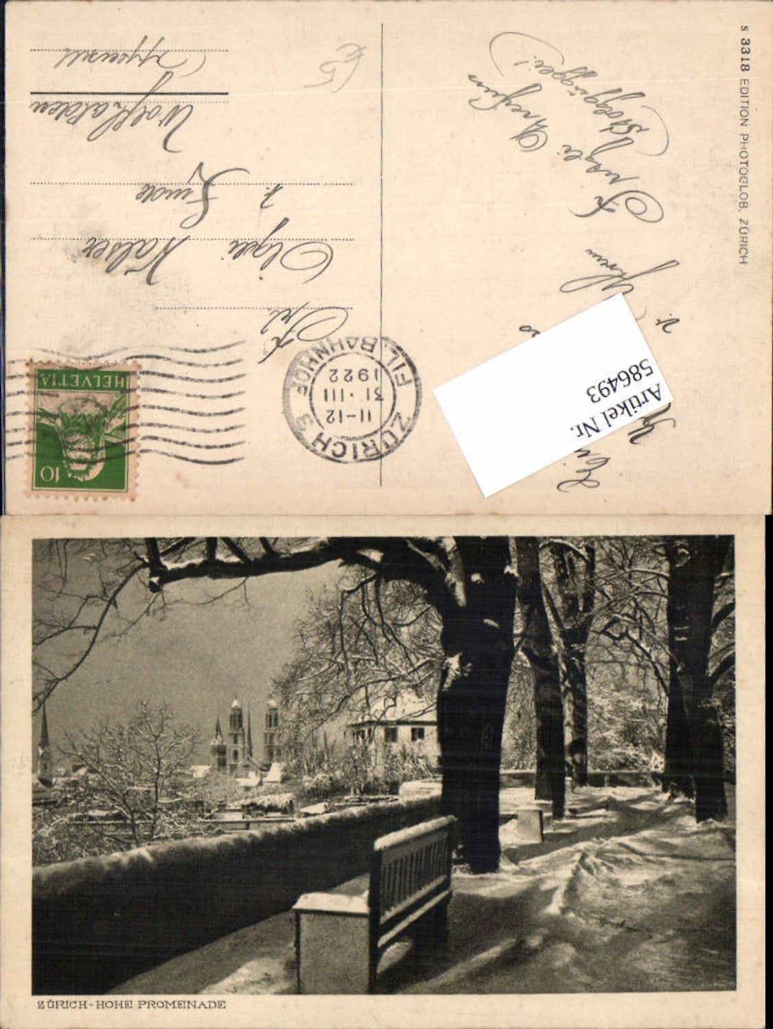 Alte Ansichtskarte – Old Postcard