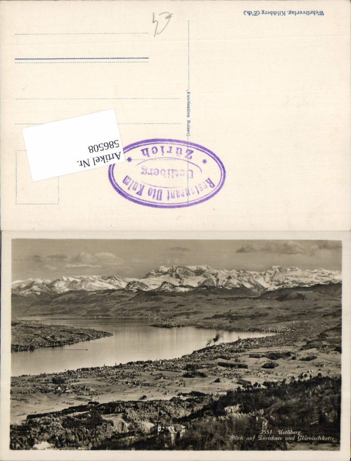 Alte Ansichtskarte – Old Postcard
