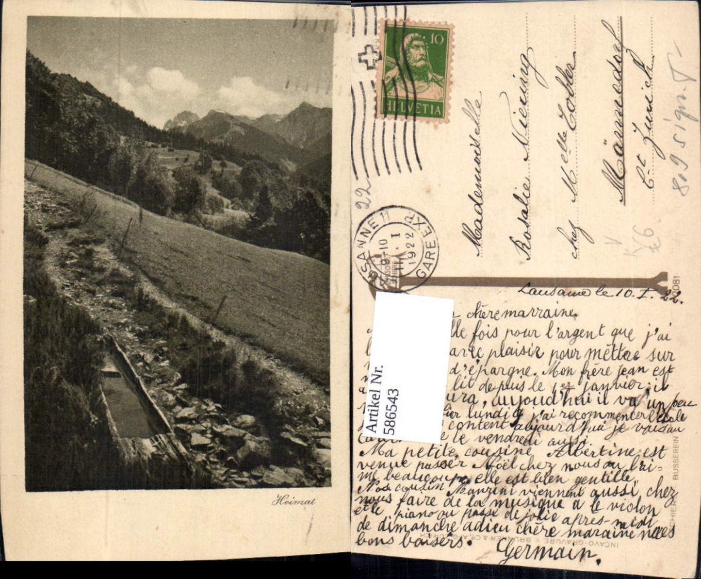 Alte Ansichtskarte – Old Postcard