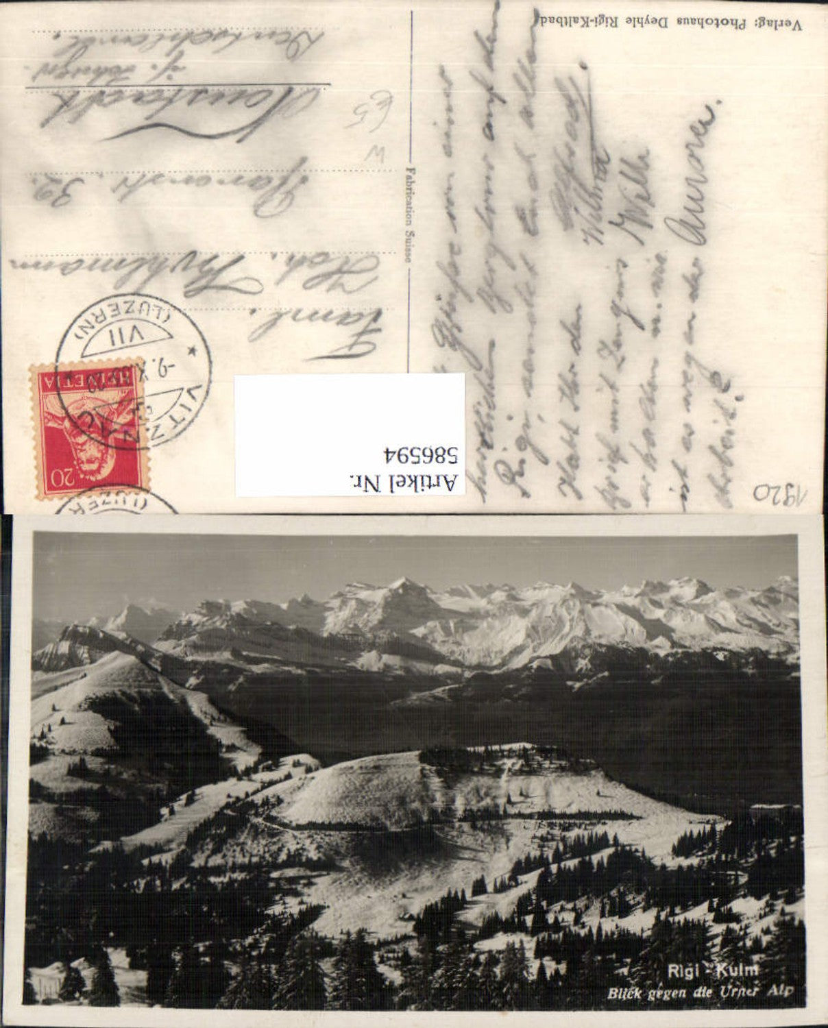 Alte Ansichtskarte – Old Postcard