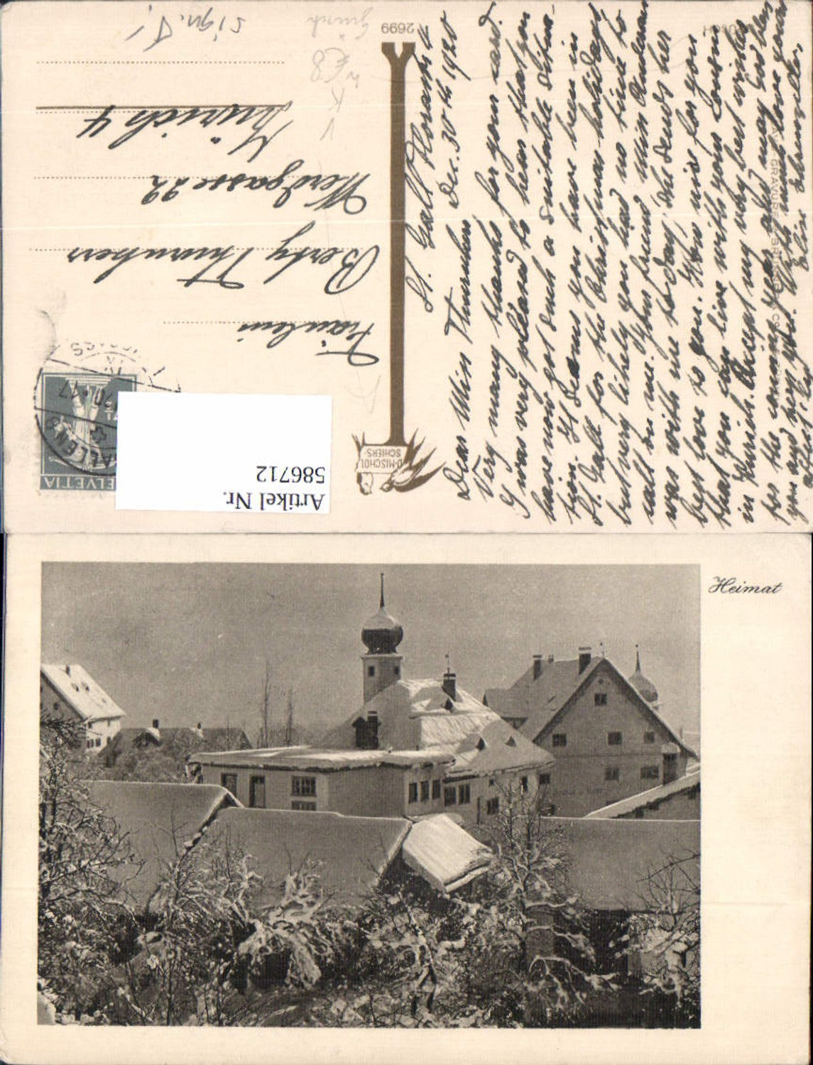 Alte Ansichtskarte – Old Postcard