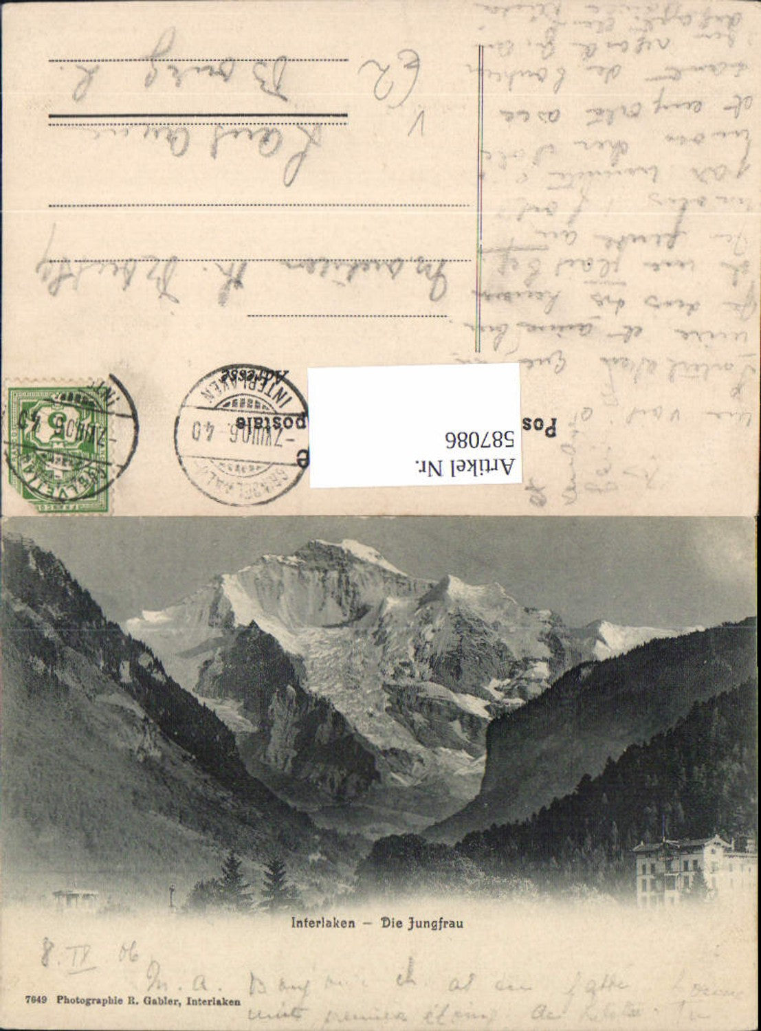 Alte Ansichtskarte – Old Postcard