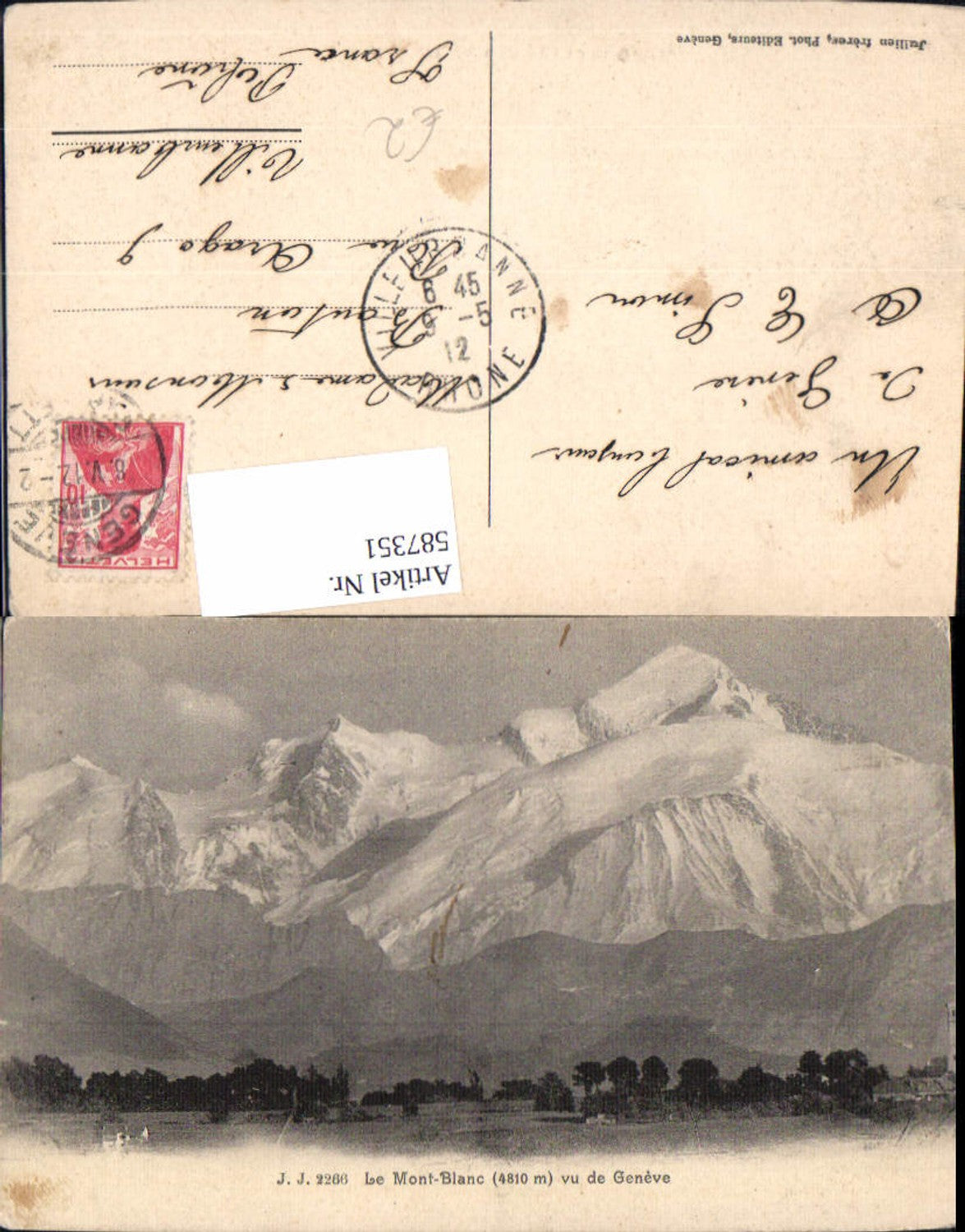 Alte Ansichtskarte – Old Postcard