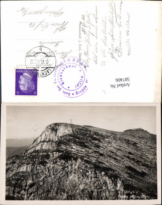 587406,Foto Ak Ötscher Gipfel Lackenhof