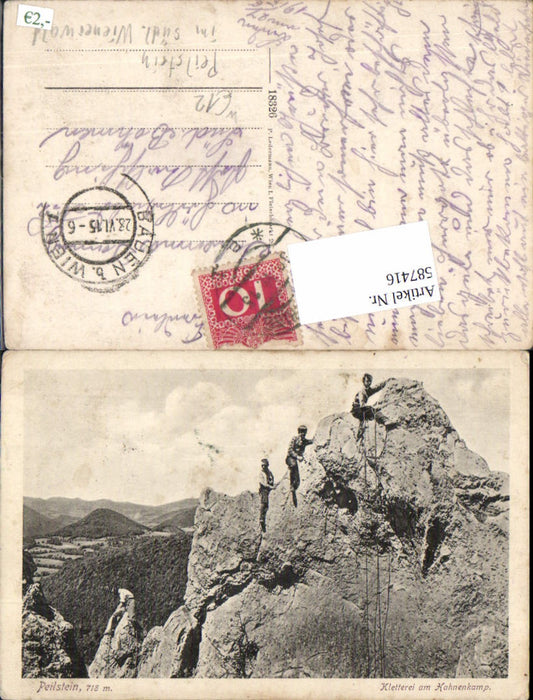 587416,Peilstein Kletterei a. Hahnenkamp Bergsteigen Altenmarkt an der Triesting