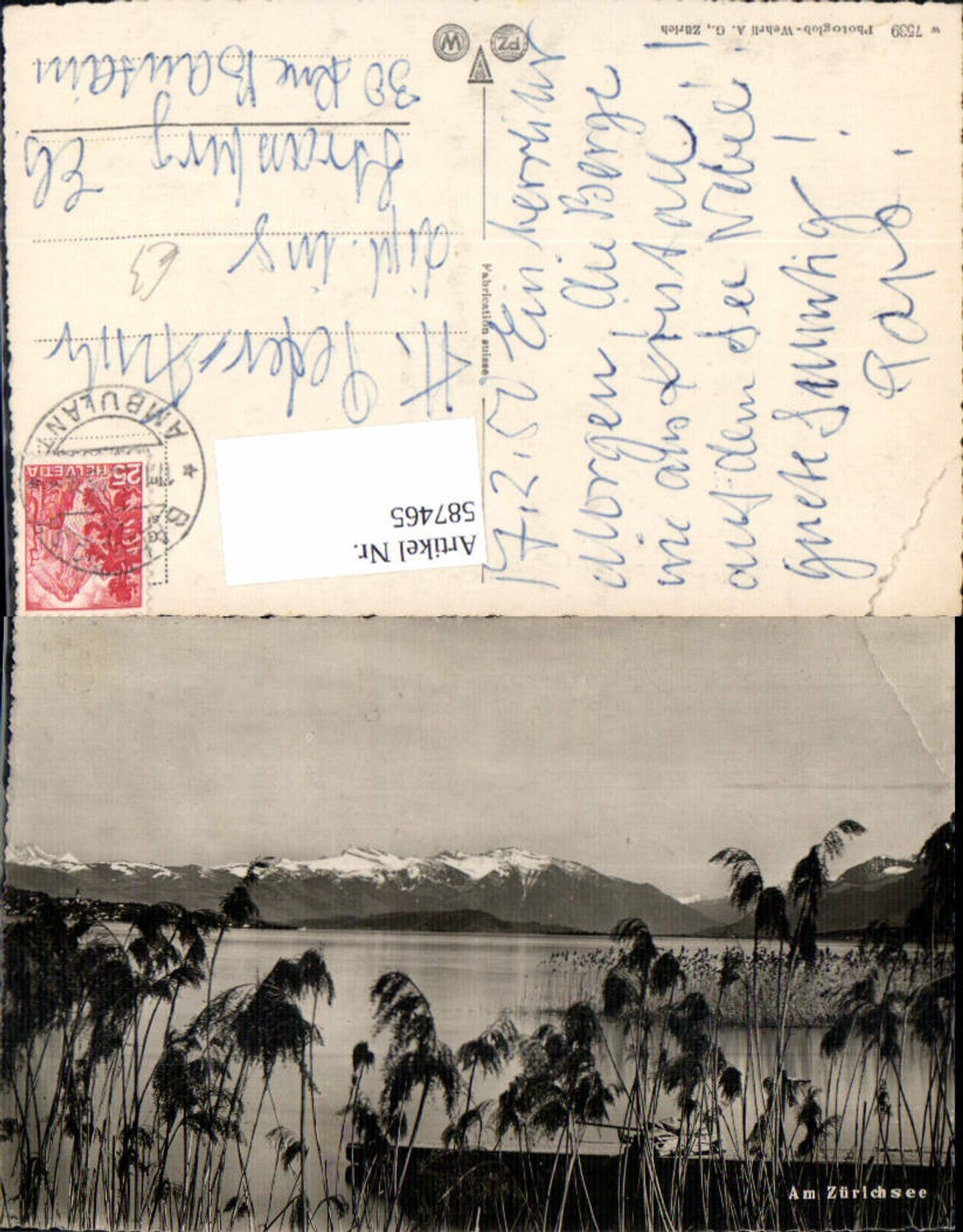 Alte Ansichtskarte – Old Postcard