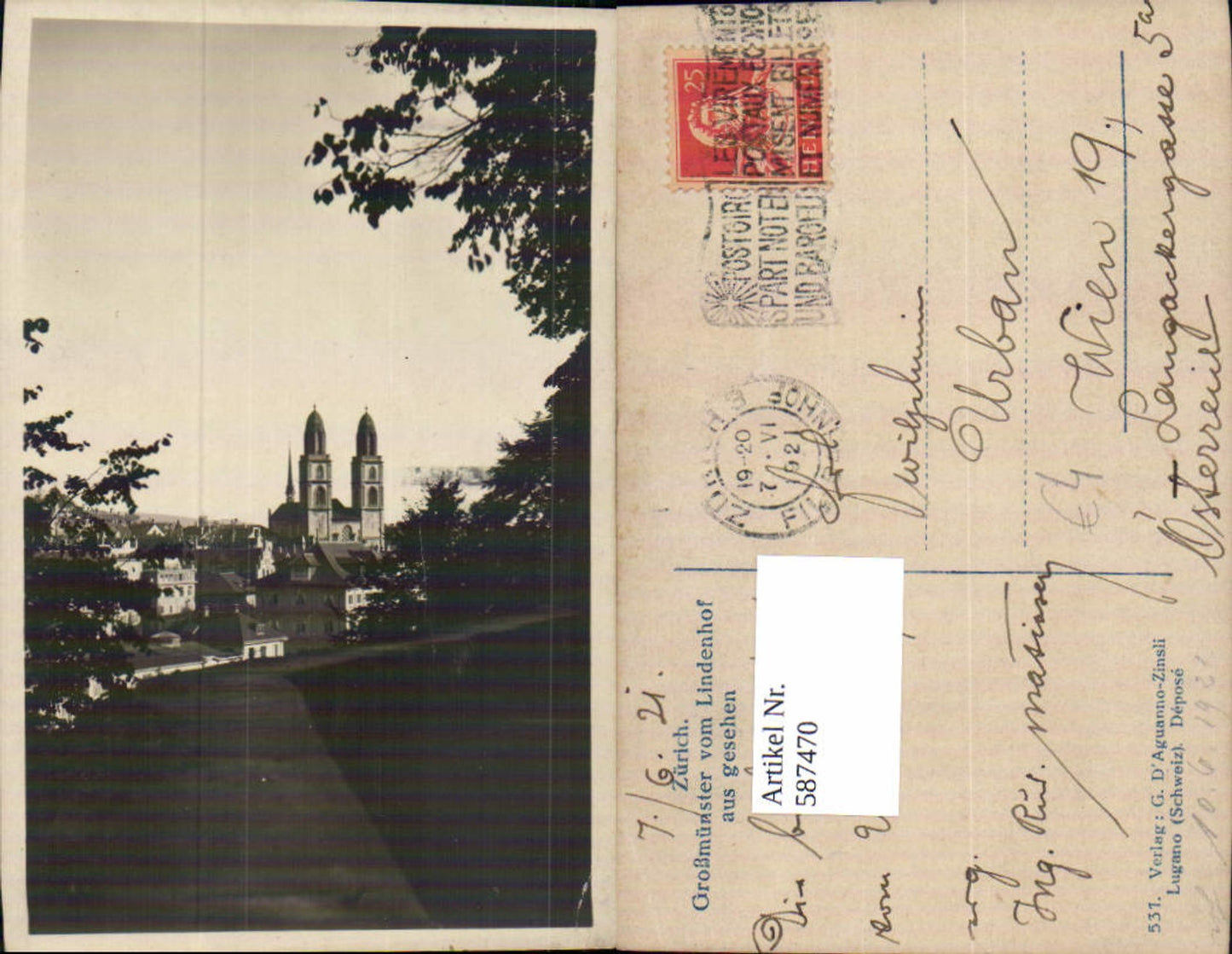 Alte Ansichtskarte – Old Postcard