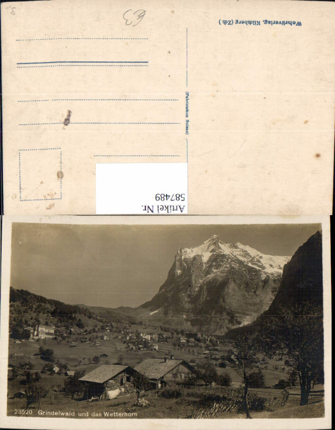 Alte Ansichtskarte – Old Postcard