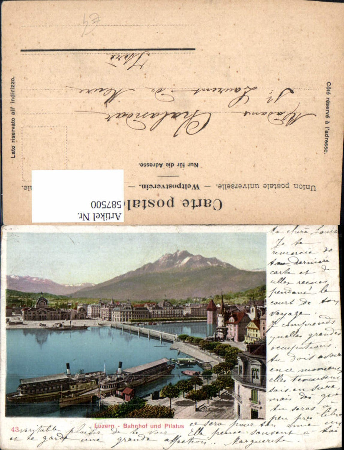 Alte Ansichtskarte – Old Postcard