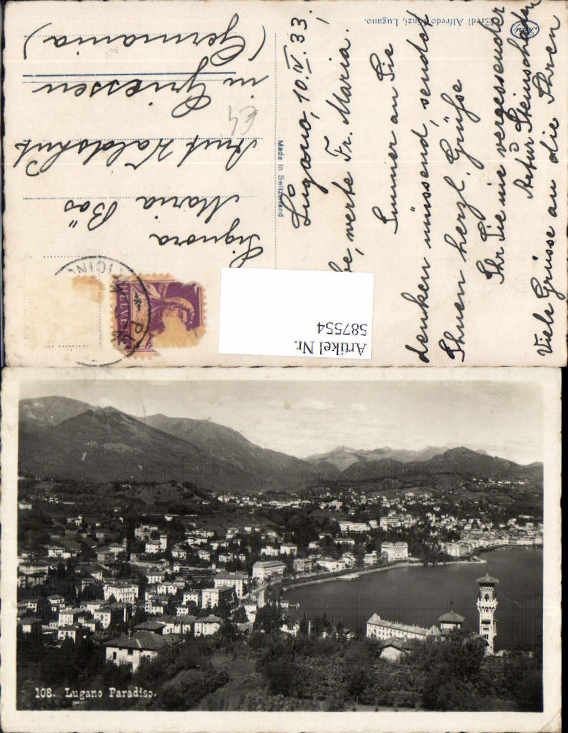 Alte Ansichtskarte – Old Postcard