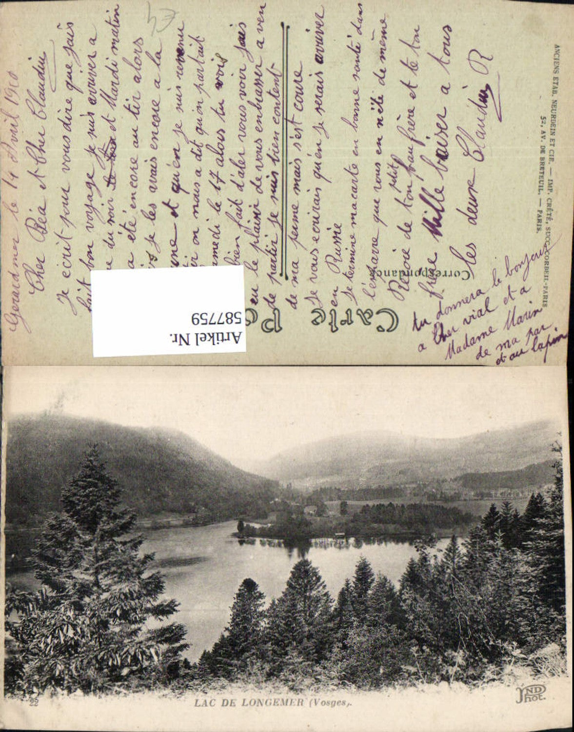 Alte Ansichtskarte – Old Postcard