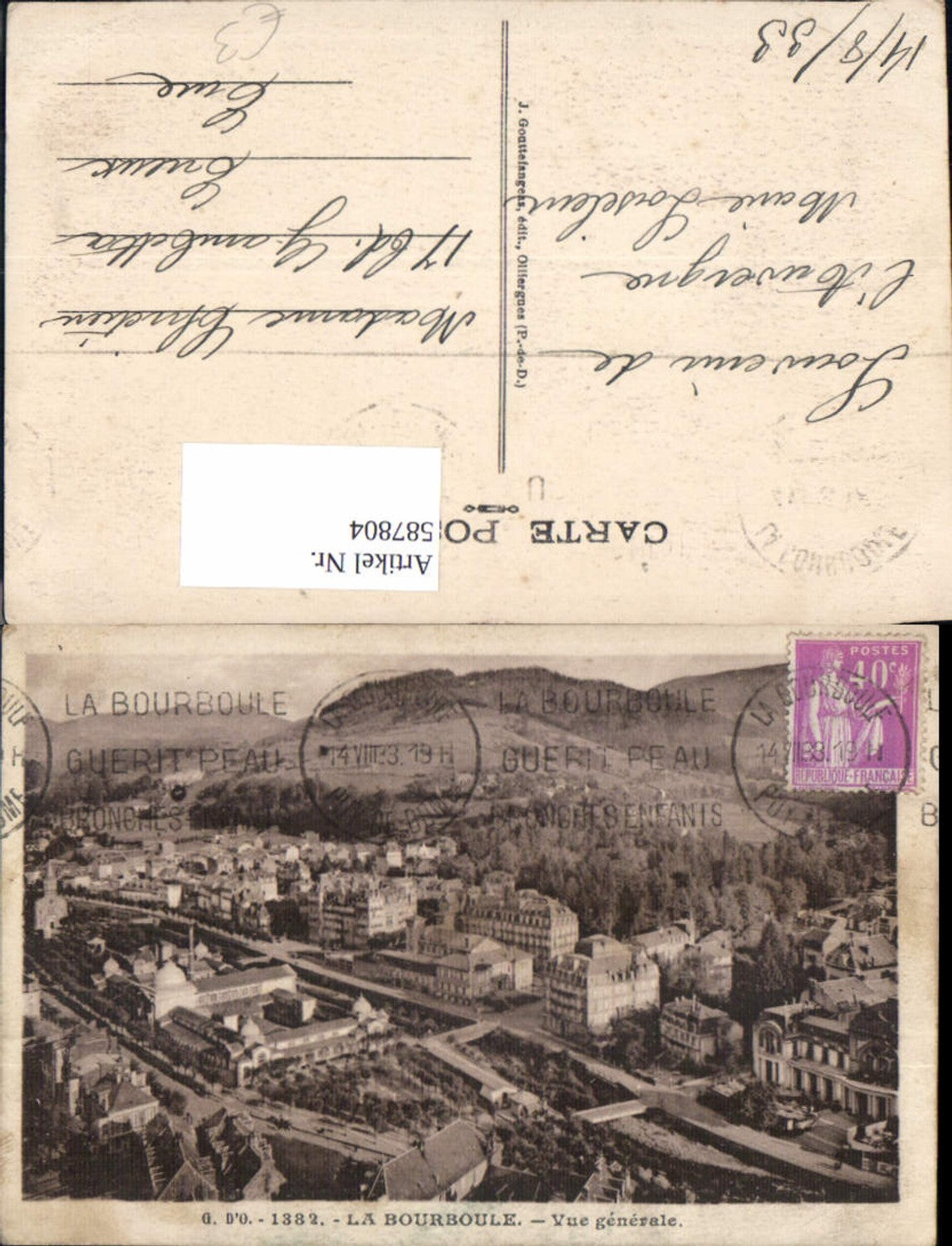 Alte Ansichtskarte – Old Postcard
