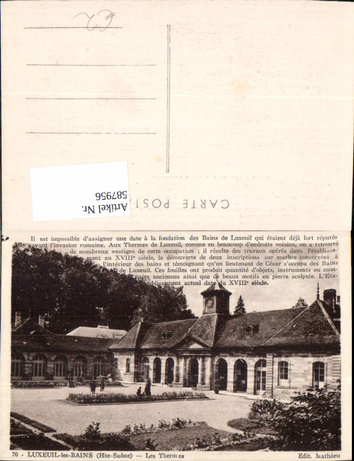 Alte Ansichtskarte – Old Postcard