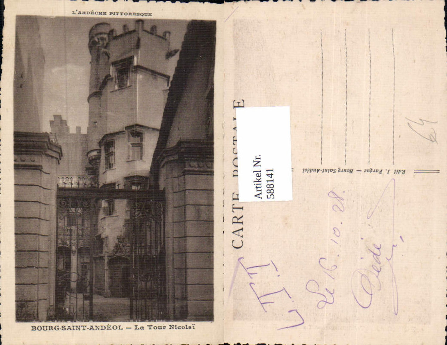 Alte Ansichtskarte – Old Postcard
